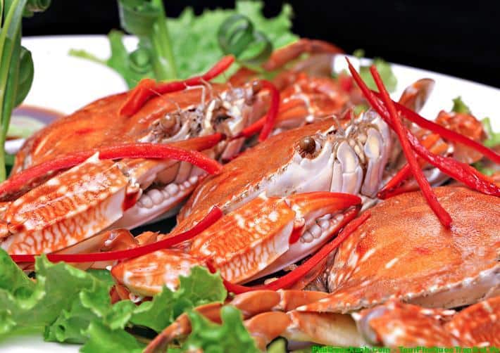 Ghẹ Hàm Ninh hấp bia