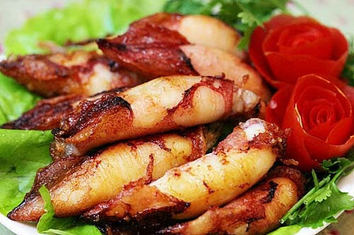 Mực trứng nướng muối ớt